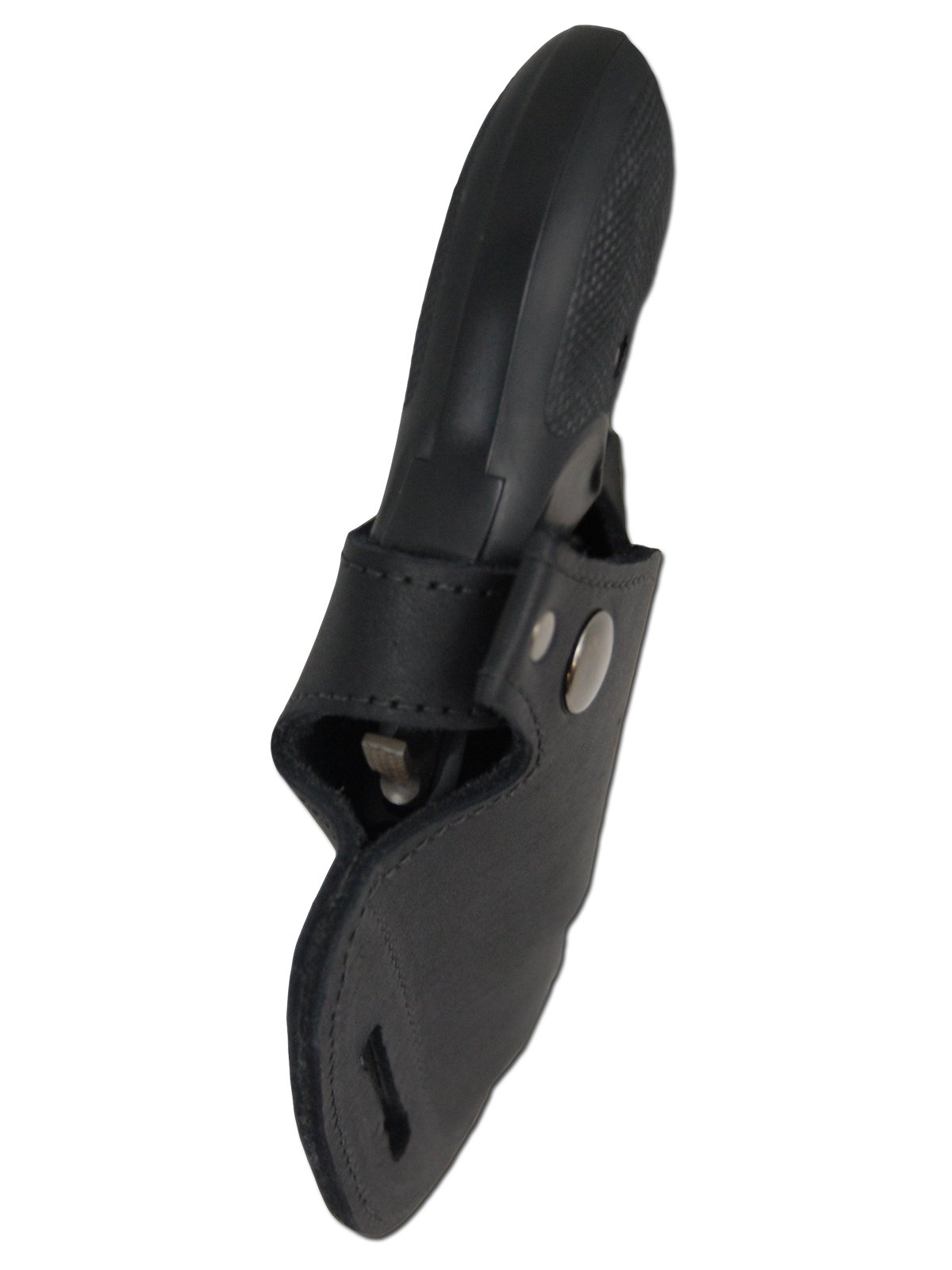 Barsony Black Leather Pancake Holster for 2