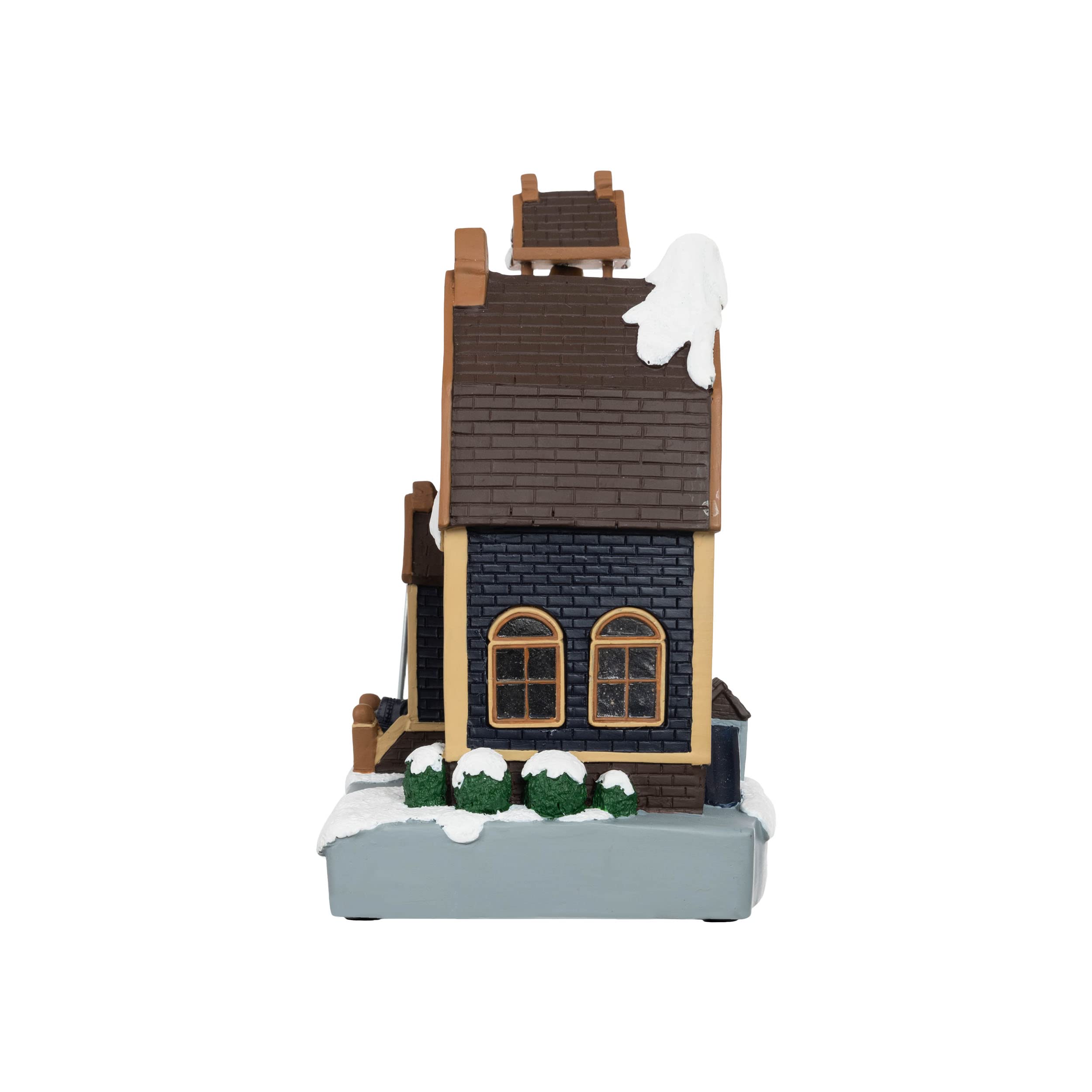 FOCO NCAA Team Logo Light Up Collectible Resin Holiday Village House - Perfect for Christmas Decorations, Sports Fan Gifts & Home Display