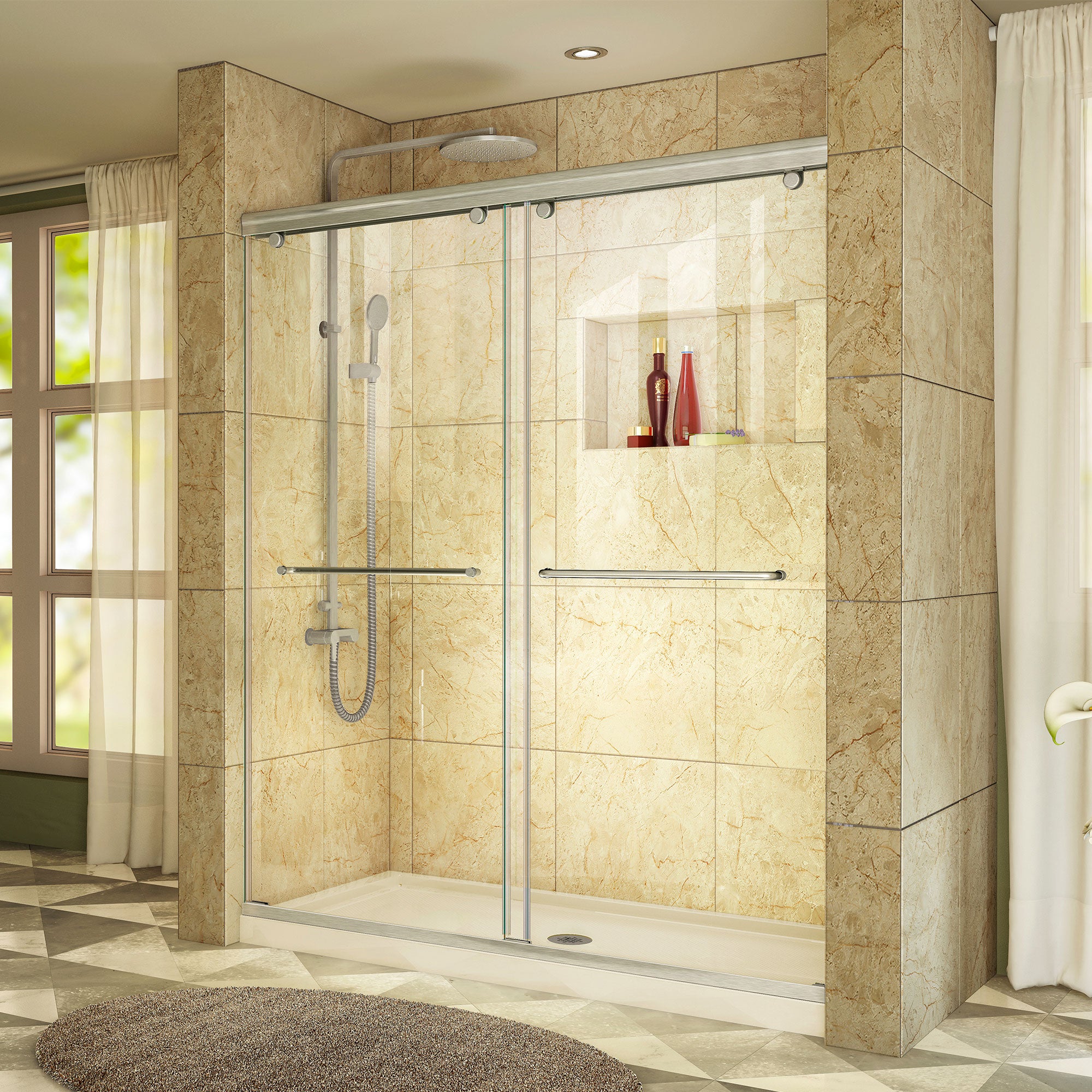 DreamLine Charisma Frameless Bypass Shower Door - 30