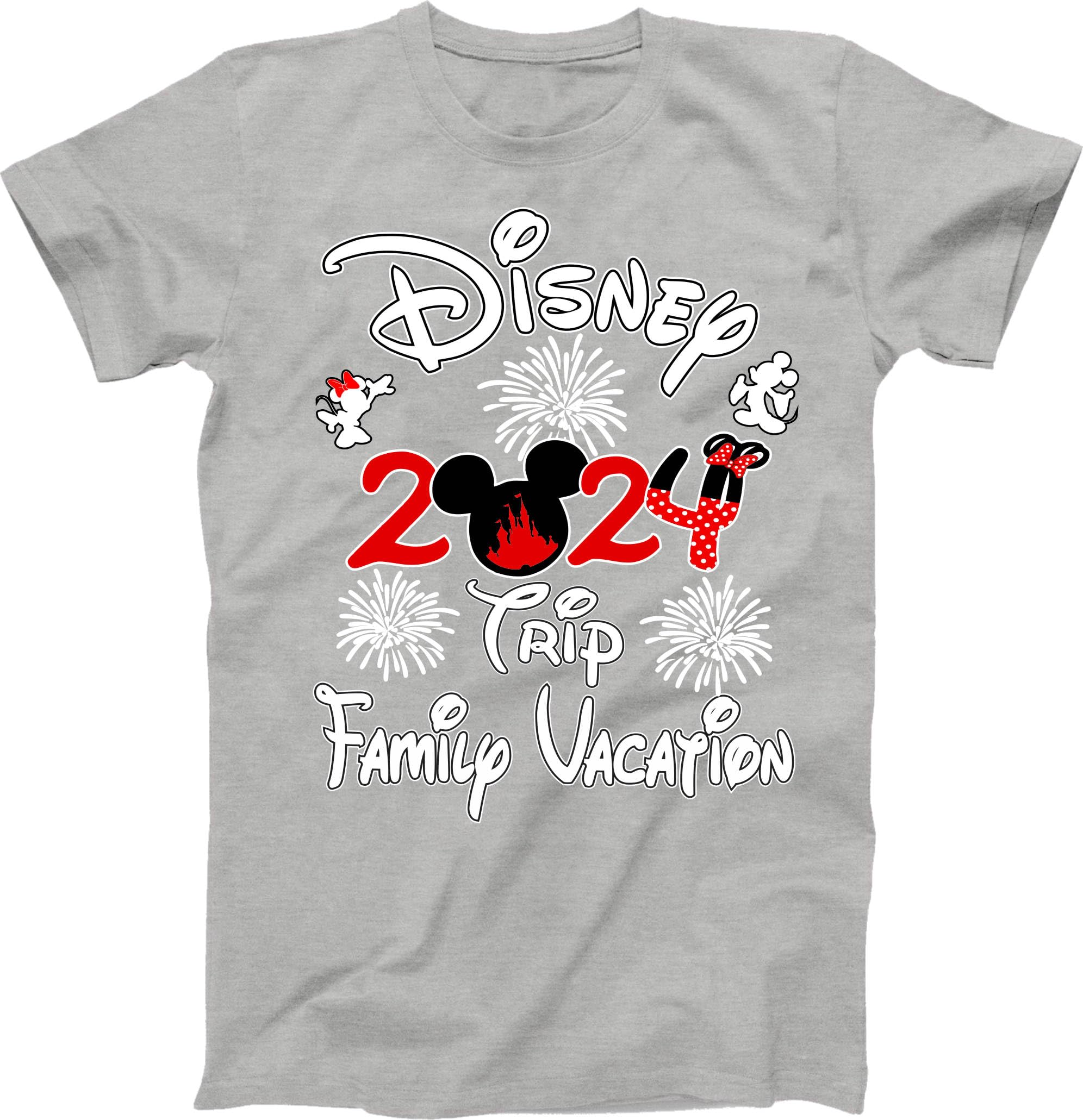 2025 Vacation Shirt | Family Trip Matching T-Shirts | Custom Personalized Outfit for Disney Trip | First Family Vacation Outfits | Perfect for Theme Parks & Travel Photos
