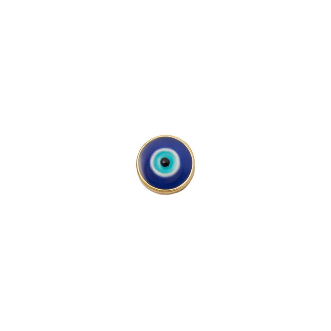 Turkish Evil Eye Charm - Blue Glass Nazar Boncuk Protection Amulet for Home, Office & Travel - Ward Off Negative Energy & Bad Luck