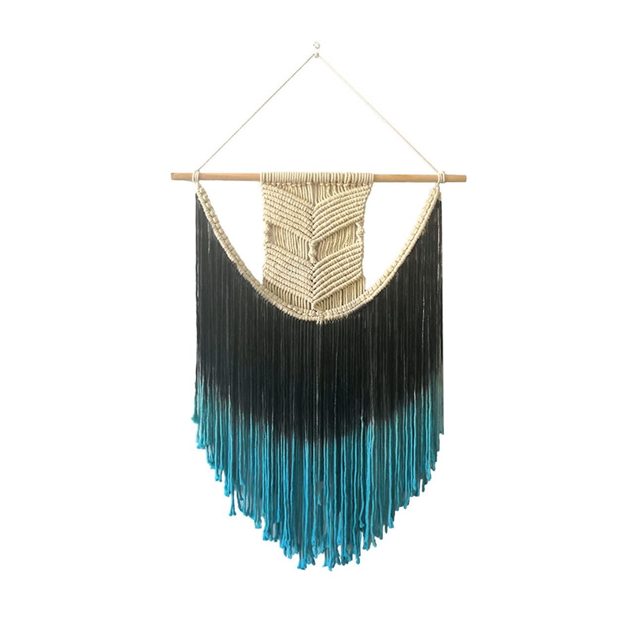 Large Boho Macrame Wall Hanging Tapestry - Handwoven Woven Wall Art Decor for Teen Bedroom, Living Room & Apartment | Perfect Boho Home Decor Gift for Boys & Girls | Great for Nursery, Dorm or Wedding Decor