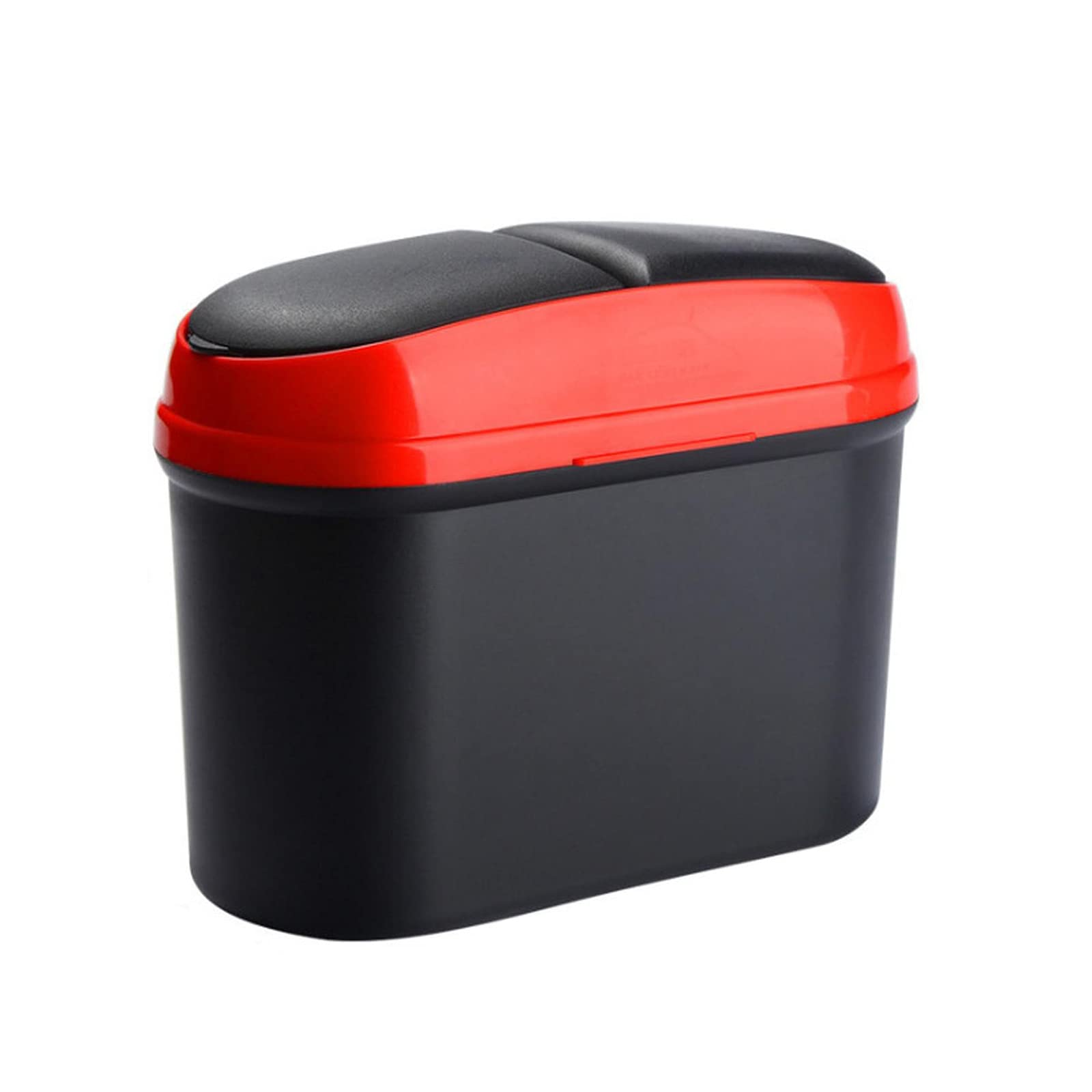 Leak-Proof Car Trash Can with Lid - Multifunctional Car Garbage Bin Organizer for Vehicles, SUVs & Trucks (Red) - Perfect for Road Trips, Commuting & Family Travel