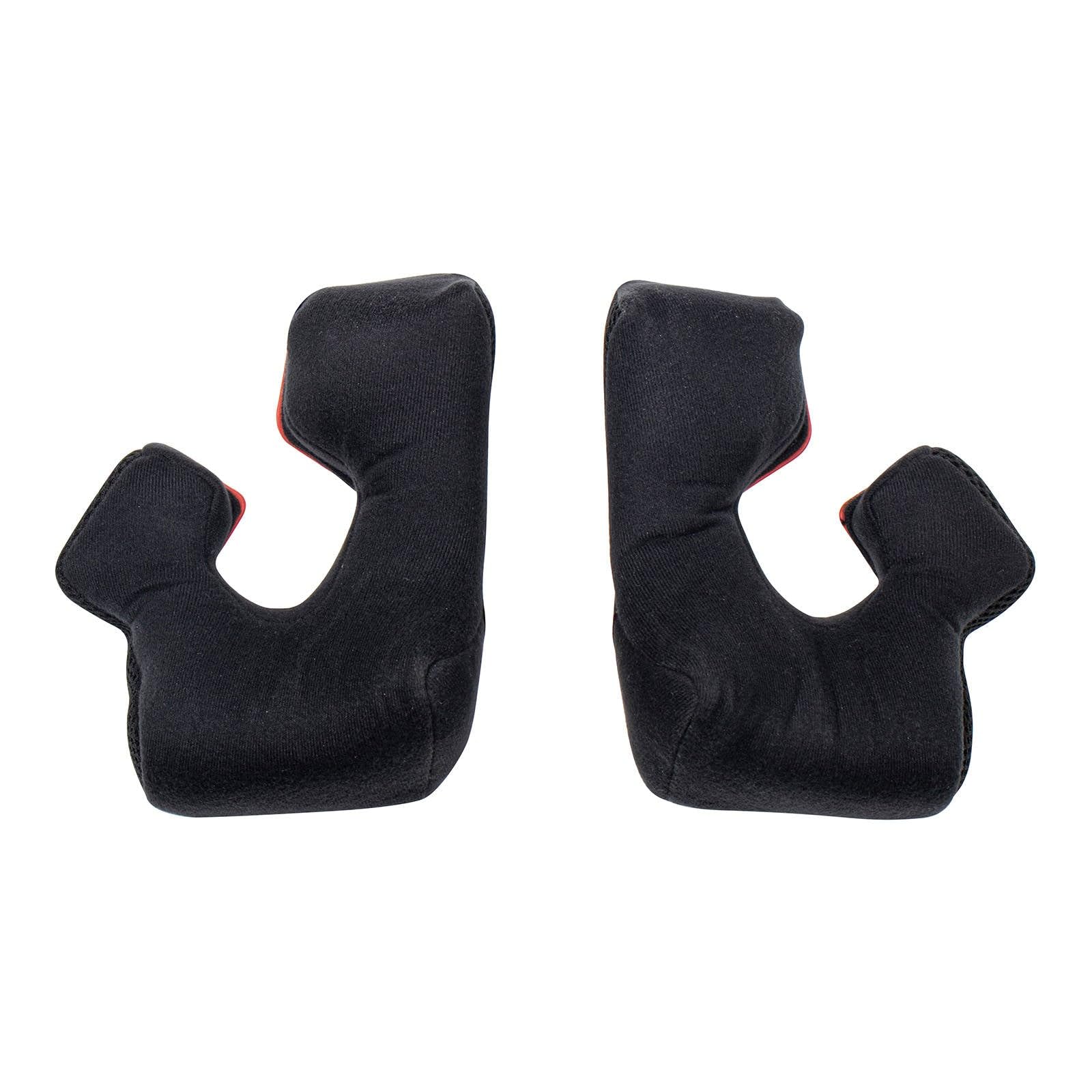 Leatt 7.5 Cheek Pads for Off-Road Motorcycle Helmets - 25mm Black Replacement Pads | Dirt Bike, ATV & MX Riding Accessories for Comfort & Safety