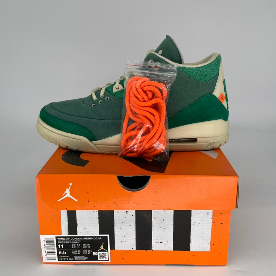 Nike Air Jordan 3 Retro Nina Chanel Abney Bicoastal Women's Sneakers Size 9.5/11W - FZ7974-300 | Basketball Shoes for Women, Streetwear Fashion & Casual Wear