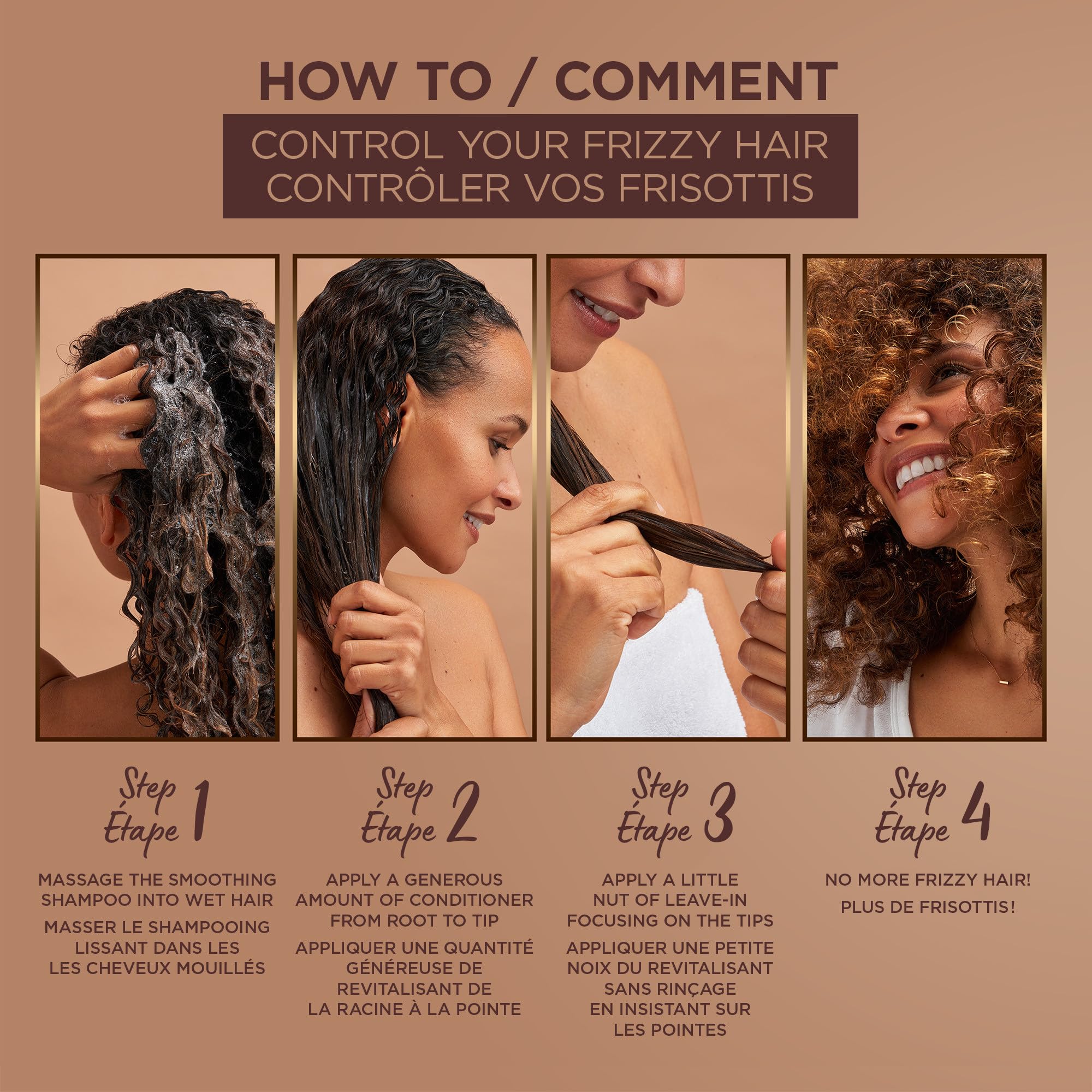 Garnier Whole Blends Frizzy Smoothing Conditioner with Coconut Oil & Cocoa Butter Extracts - 22 Fl Oz for Dry, Frizzy Hair - Hydrating & Nourishing Hair Care - Perfect for Daily Use & Salon-Like Smoothing at Home