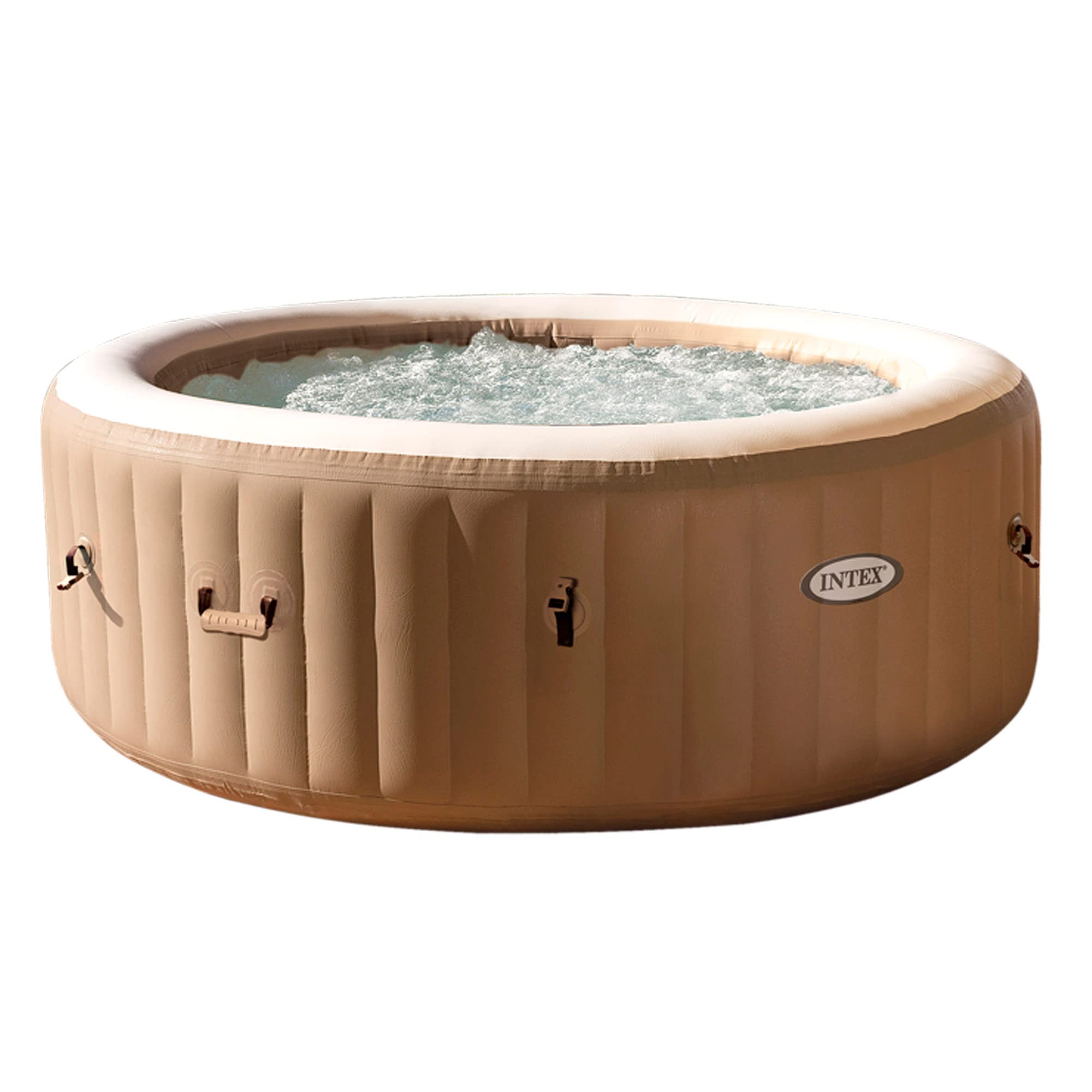 Intex Pure Spa Sahara Inflatable Hot Tub - 4-Person Portable Spa with 120 Bubble Jets, Insulated Cover & Heater - Perfect for Backyard Relaxation, Patio, or Outdoor Gatherings