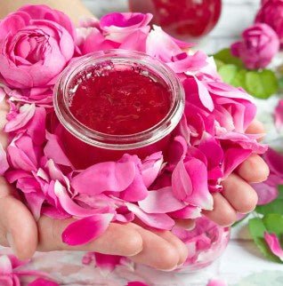 Organic Rose Jam | 380g Premium Rose Petal Spread | Perfect for Toast, Desserts & Gift Giving