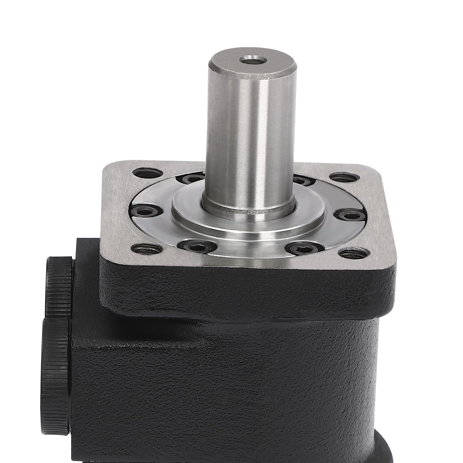 High Torque Hydraulic Wheel Motor 200RPM - Cast Iron Industrial Hydraulic Motor with 4 Flange Holes, 5MPa Max Back Pressure & Superior Sealing - Perfect for Construction Equipment, Agricultural Machinery & Heavy-Duty Industrial Applications