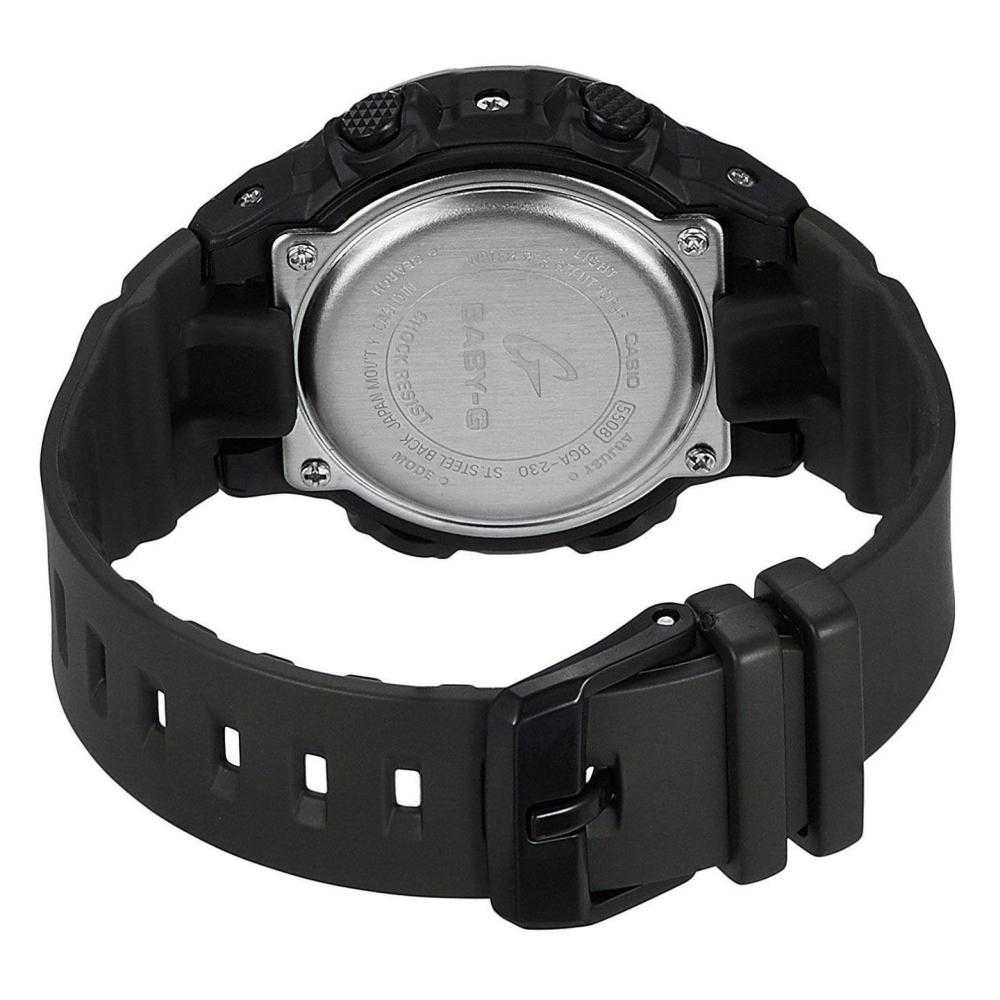 Casio Baby-G BGA-230-1BDR Digital Sport Watch for Women - Shock Resistant, Water Resistant, LED Light - Perfect for Running, Swimming & Outdoor Activities