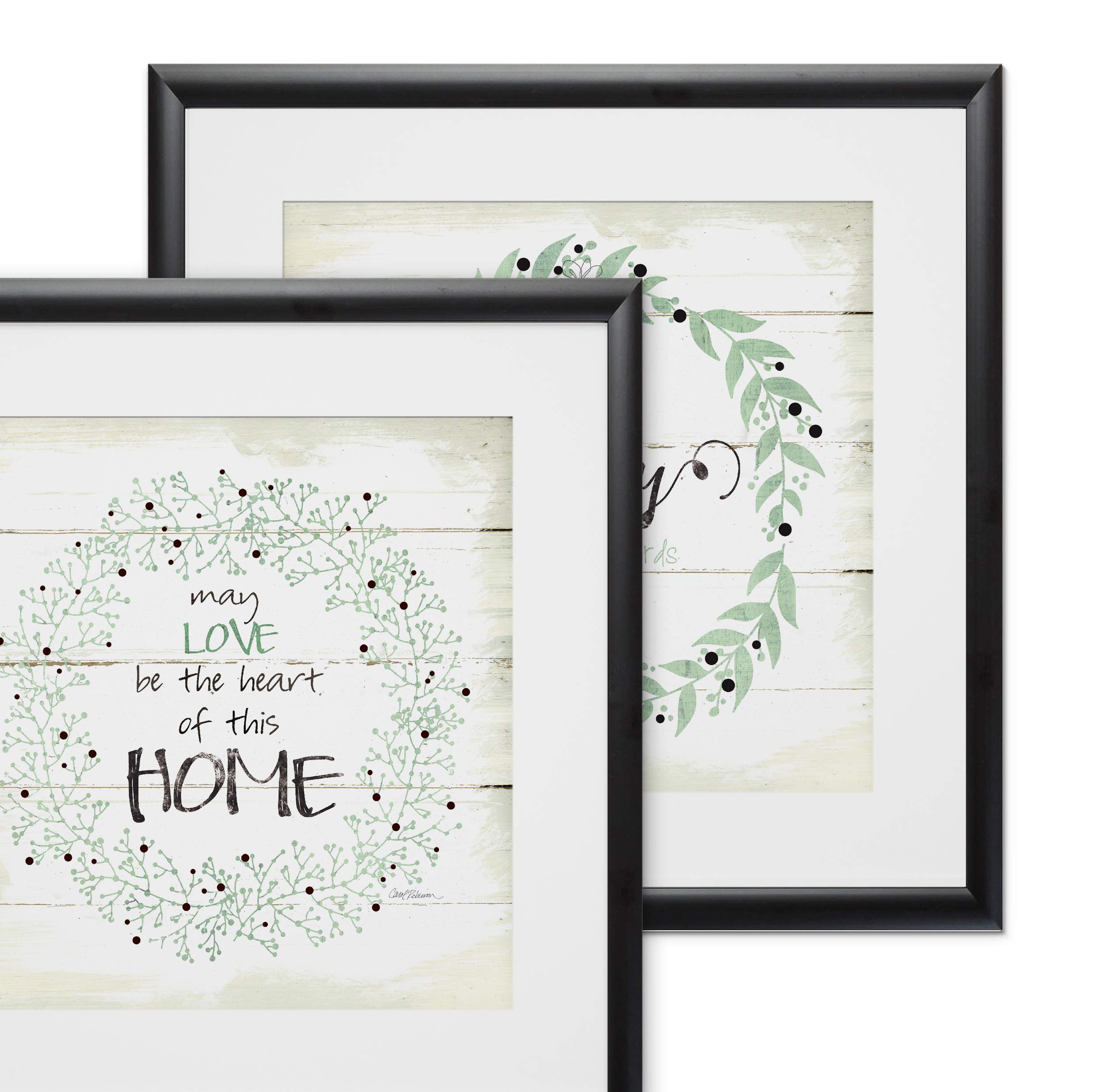 Heart of This Home - 2 Piece Set Wall Art Prints for Living Room Decor, Bedroom & Office | Wexford Home Collection