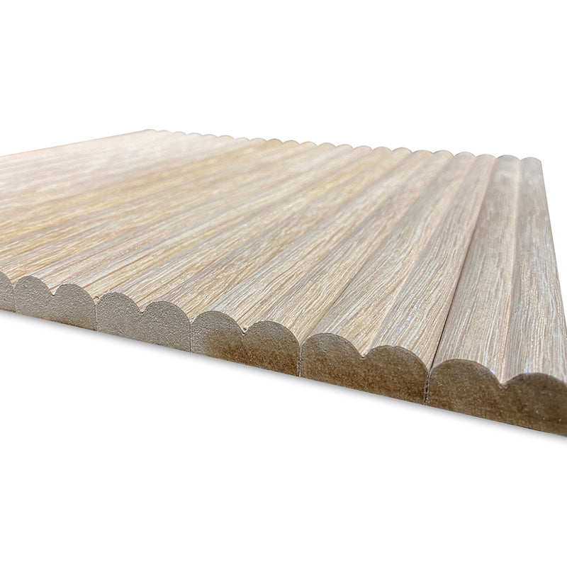 WOODFLEX Flexible Wooden Slat Wall Panel - Natural Oak Veneer - 2700mm x 600mm - Decorative Wood Slats for Modern Interior Design | Perfect for Feature Walls, Room Dividers & Ceiling Accents