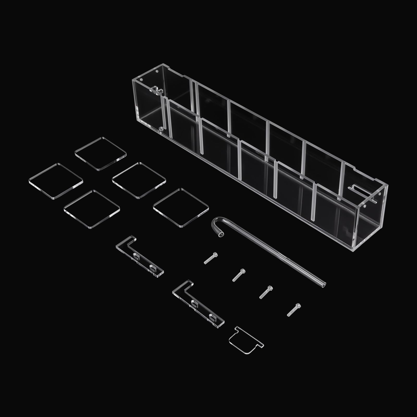 Upthehill 6 Grids Aquarium Filter System for Fish Tanks - Water Pump Not Included