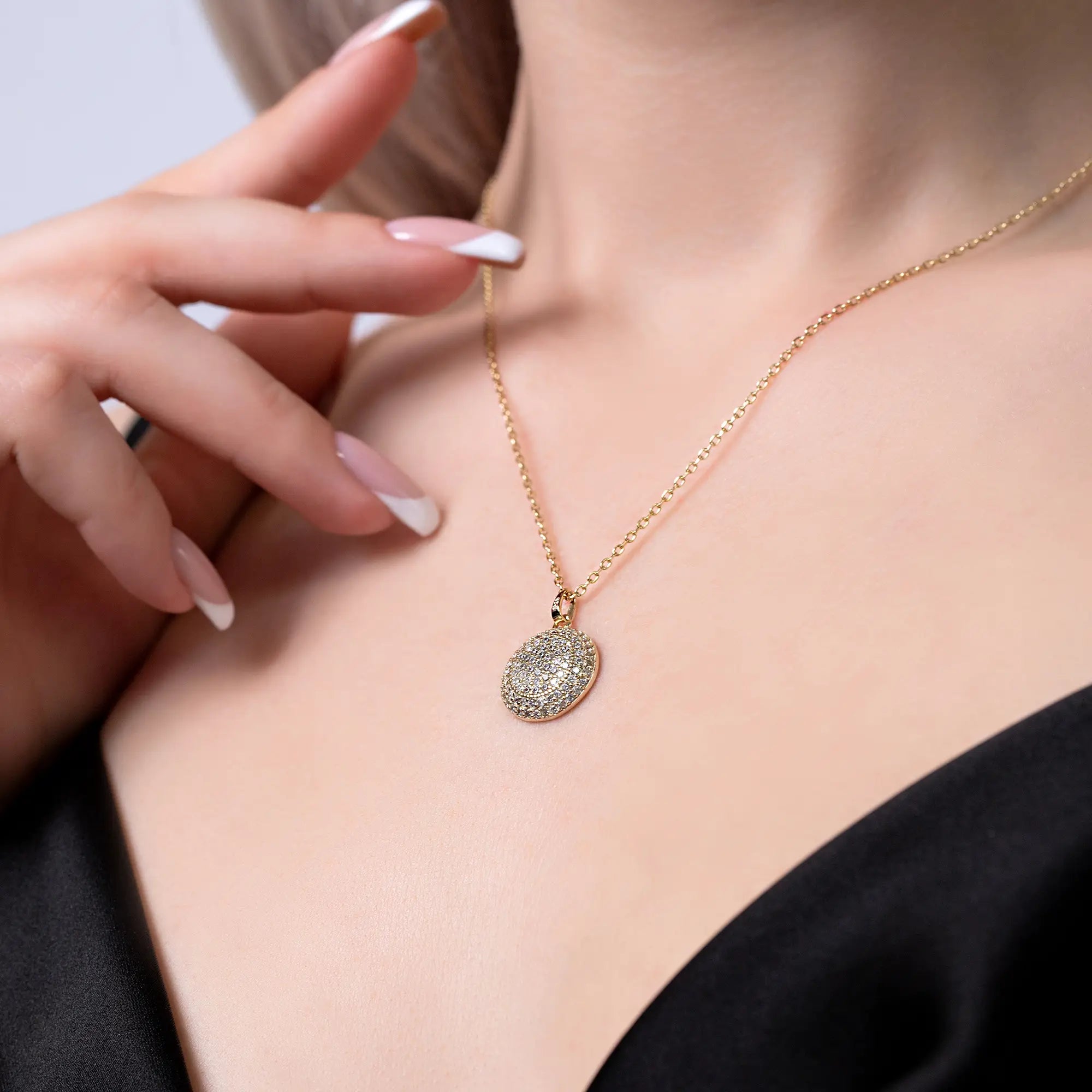14K Gold Coin Necklace for Women - Elegant Pendant Jewelry Gift for Birthday, Anniversary & Valentine's Day | Perfect for Layering, Everyday Wear & Special Occasions