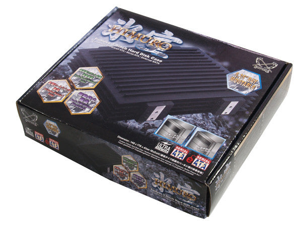 Scythe Himuro 3.5 Inch Hard Disk Cooler Enclosure - High Performance HDD Cooling System for PC, NAS, and Gaming Rigs - Perfect for Data Centers, Workstations & Home Office Use