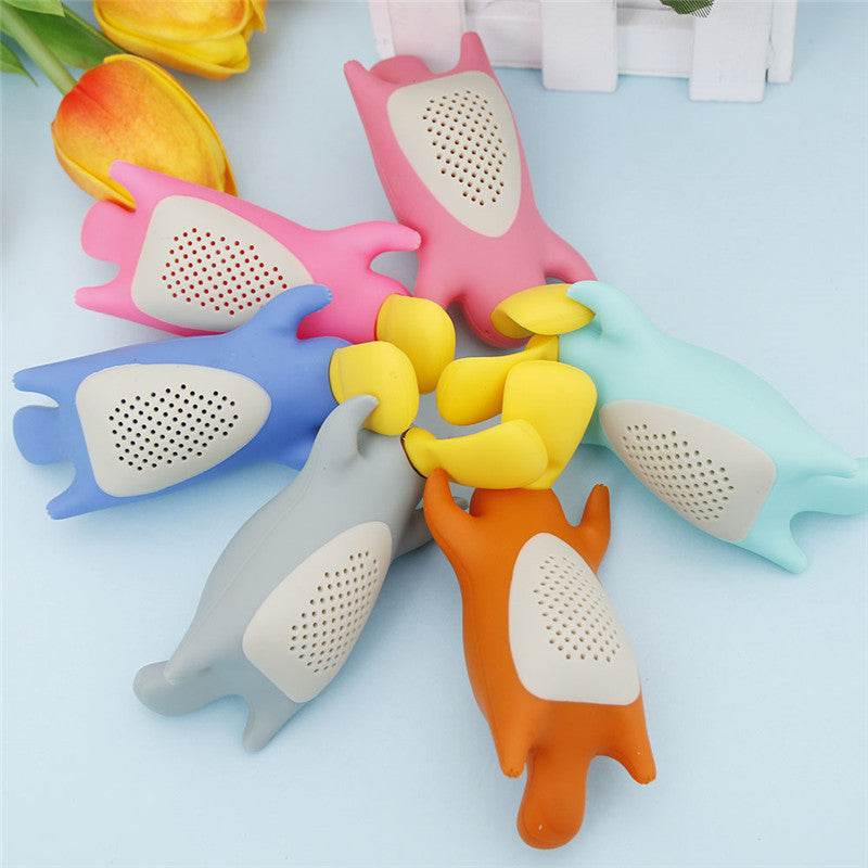 Premium Platypus Tea Infuser - Silicone Loose Leaf Tea Strainer with Handle - Perfect for Hot & Iced Tea, Herbal Infusions - Ideal for Home, Office, Travel & Gifts