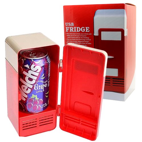 Mini USB Desktop Fridge Cooler - 4L Compact Refrigerator for Drinks & Skincare | Portable Mini Fridge for Office, Bedroom, Dorm | Energy Efficient USB-Powered Cooling Box for Cosmetics, Beverages, Medications