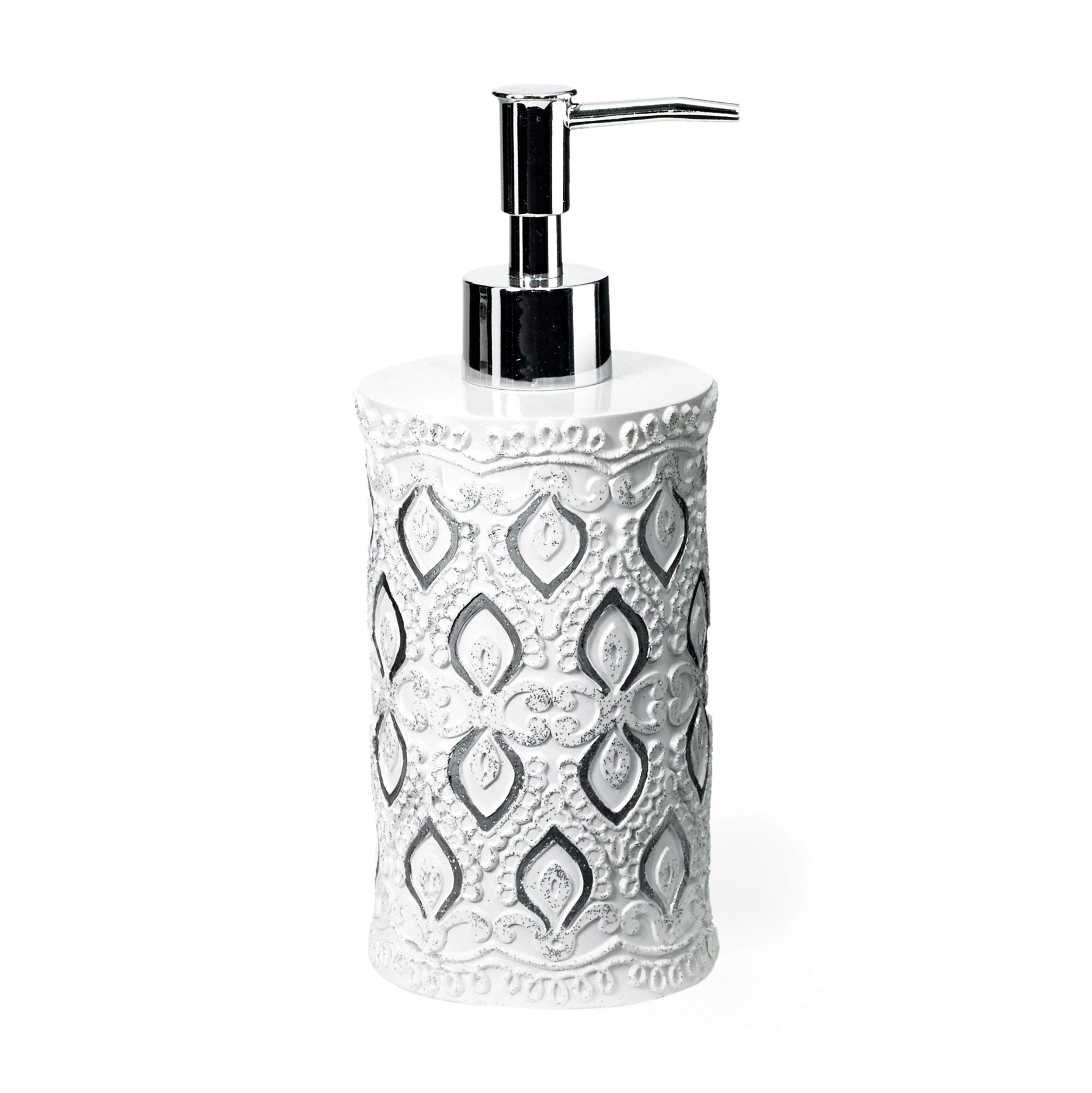 Popular Monaco Bath & Body Lotion Pump Dispenser - White | Premium Hand Soap & Shampoo Dispenser for Bathroom, Kitchen & Spa