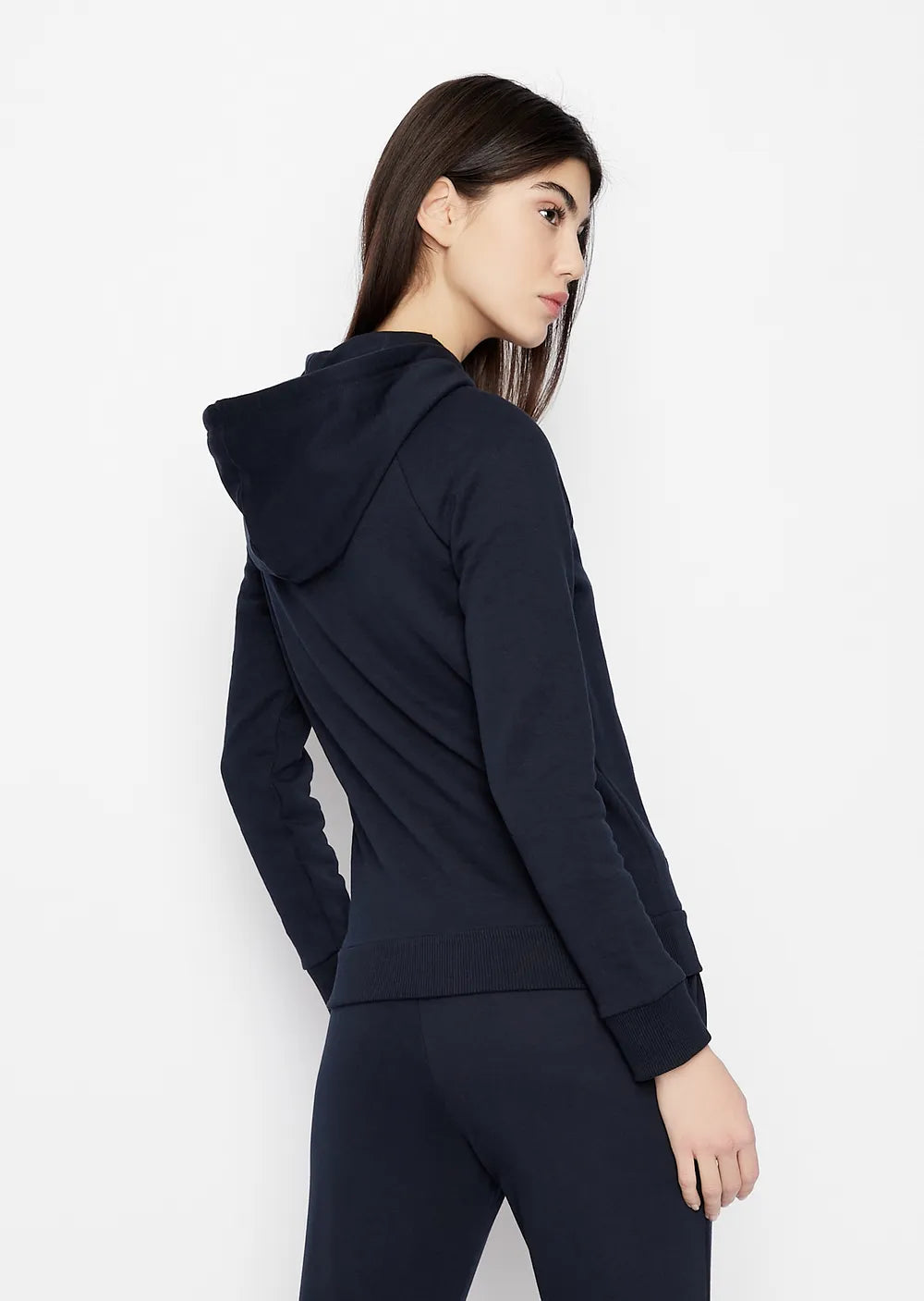 Armani Exchange Milano New York Zip Up Hoodie & Sweatpants Set - Men's Casual Lounge Wear for Home & Street Style