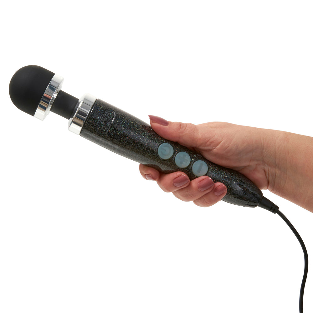 Doxy Die Cast 3 - Lightweight Metal Plug-In Vibrating Massage Wand for Women & Men - Powerful Personal Massager for Muscle Relaxation, Intimate Pleasure & Stress Relief - Home & Spa Use