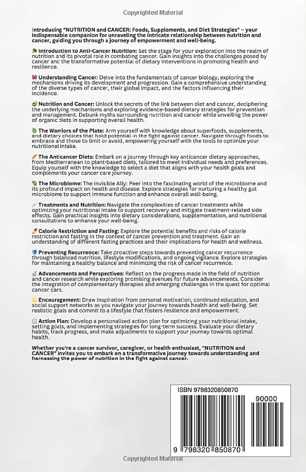 Nutrition and Cancer: Best Foods, Supplements & Diet Strategies for Prevention & Recovery | Smart Nutrition Guide for Healthy Living