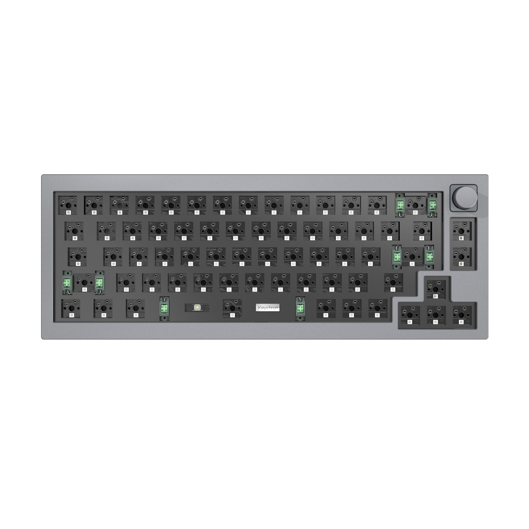 Keychron Q2 65% Hot-Swappable Custom Mechanical Keyboard Barebones Kit - Perfect for Gaming, Typing & Office Work