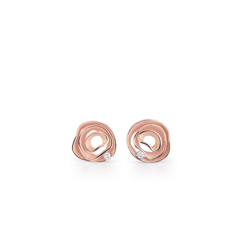 Annamariacammilli Dune Earrings - Elegant Gold Hoop Earrings for Women, Perfect for Parties, Weddings & Everyday Wear