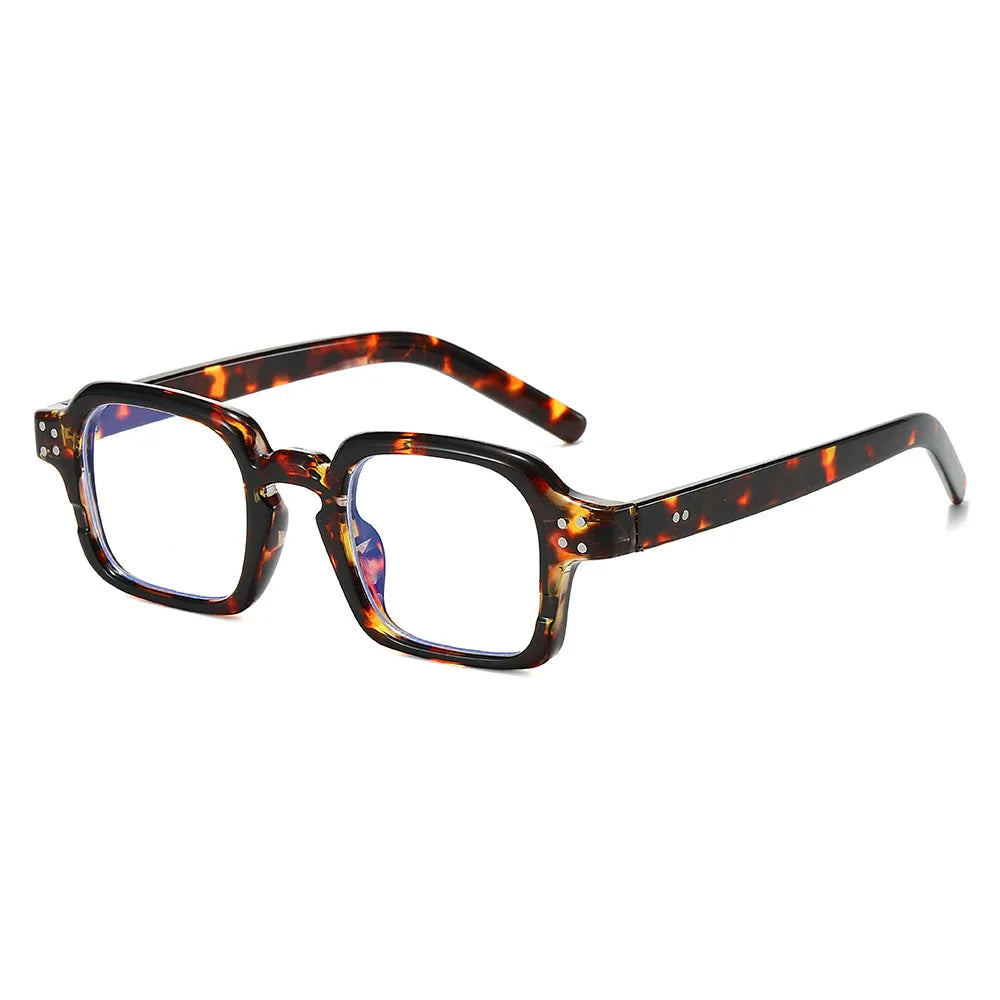 CCspace Women's Full Rim Square Polycarbonate Reading Glasses R57197 - Lightweight Blue Light Blocking Readers for Computer Work, Reading & Office Use