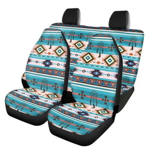 Navy Aztec Geometric