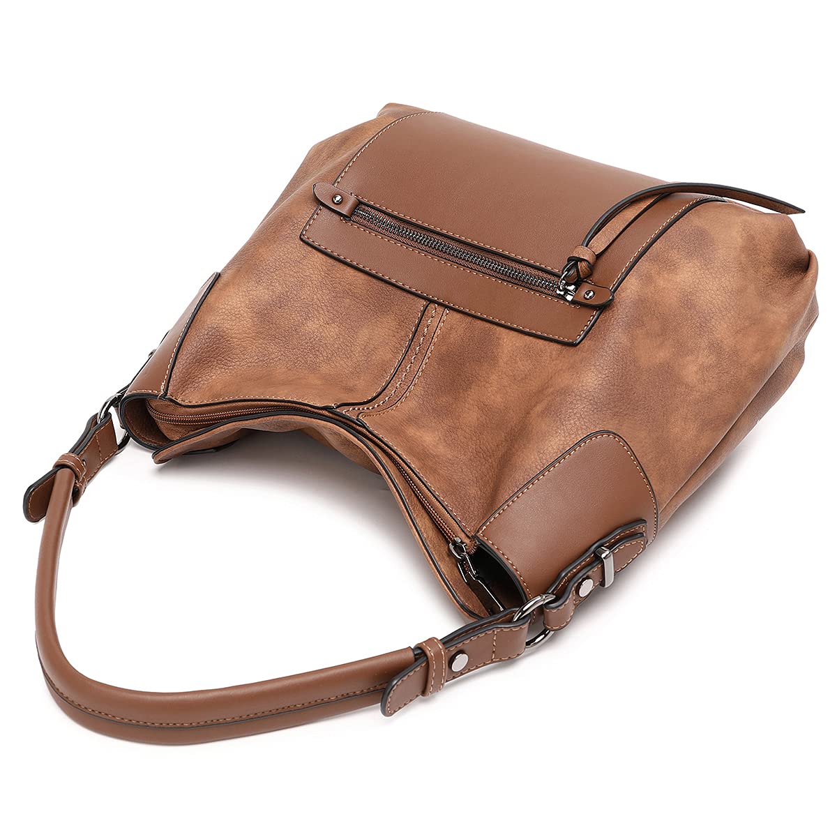 Stylish Hobo Bags for Women - Genuine Faux Leather Boho Shoulder Bag & Crossbody Purse - Perfect for Work, Travel & Everyday Use