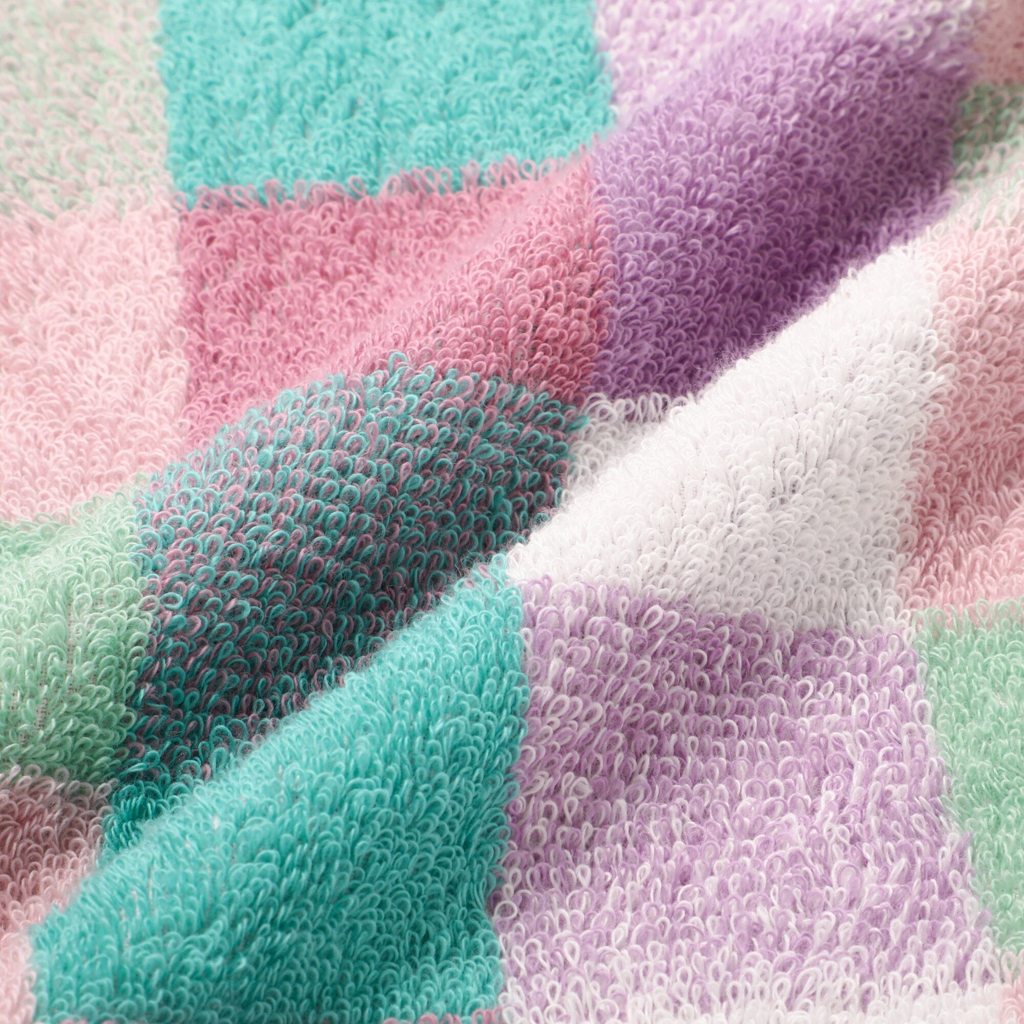 Antibacterial & Deodorant Checkered Face Towel - Green | Soft & Absorbent for Gym, Travel & Daily Skincare