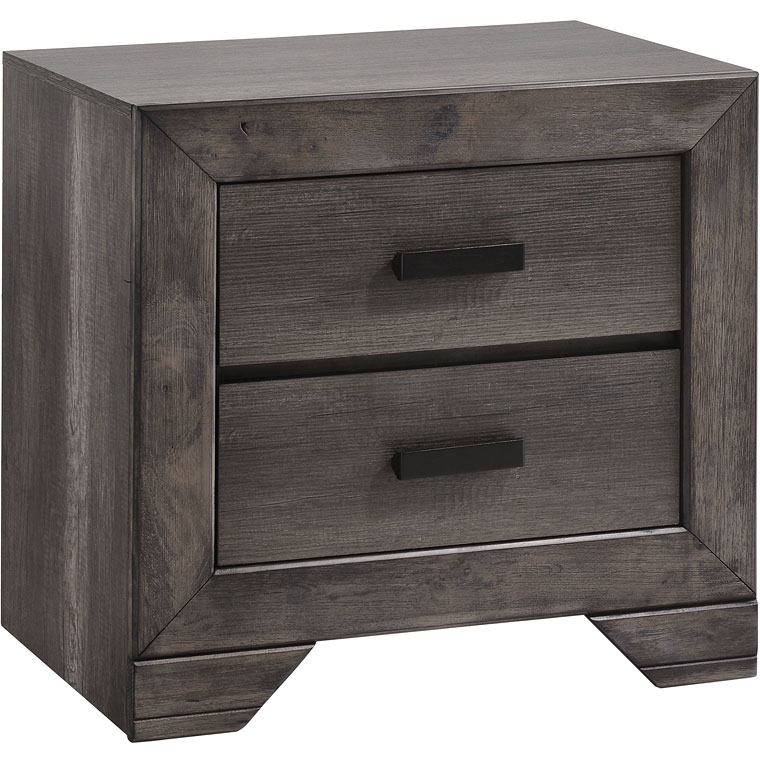Modern Nightstand with USB Ports - Stylish Bedside Table for Bedroom, Living Room & Office - Compact End Table with Storage Shelf & Drawer - Perfect for Small Spaces, Apartments & Dorms