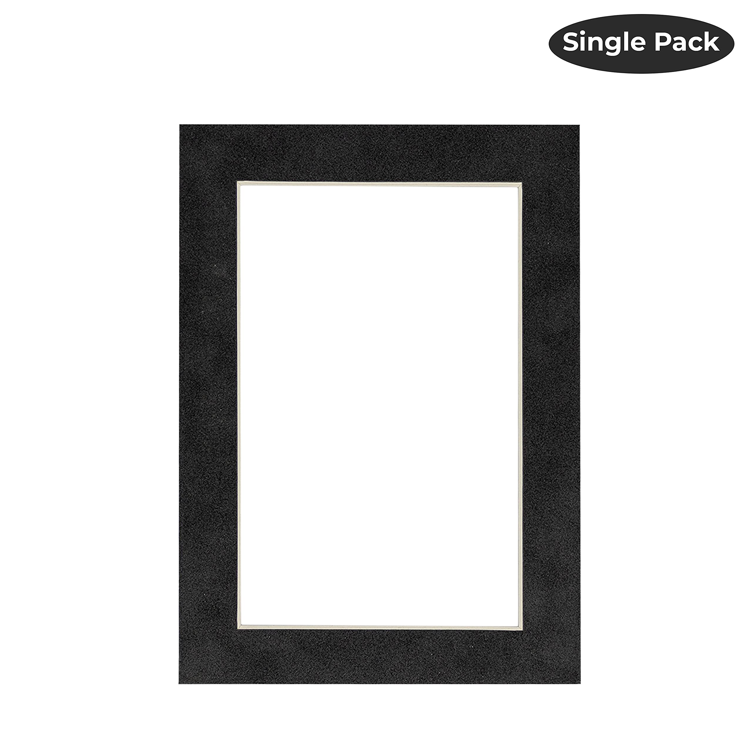 Acid-Free Ash Suede 20x24 Picture Frame Mat with White Core Bevel Cut - Fits 16x20 Photos - Compatible with 20x24 Frames - Includes Protective Bag & Backing Board - Perfect for Framing Artwork, Photographs, and Memorabilia