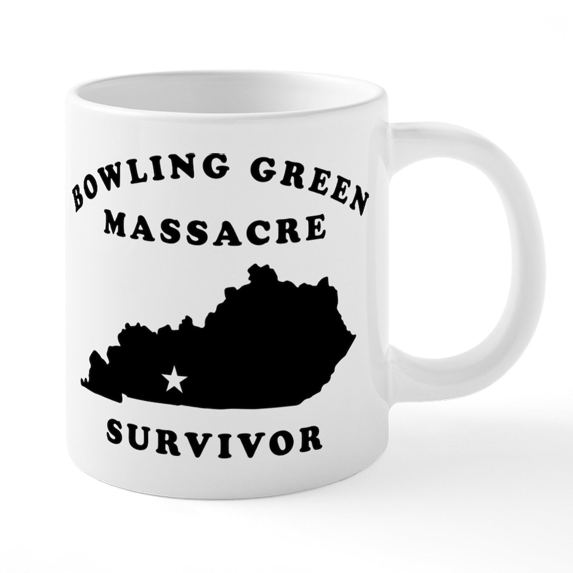 Bowling Green Massacre Survivor 20 oz Ceramic Coffee Mug - Large Insulated Travel Cup for Hot & Cold Drinks - Perfect for Home, Office, or Commuting