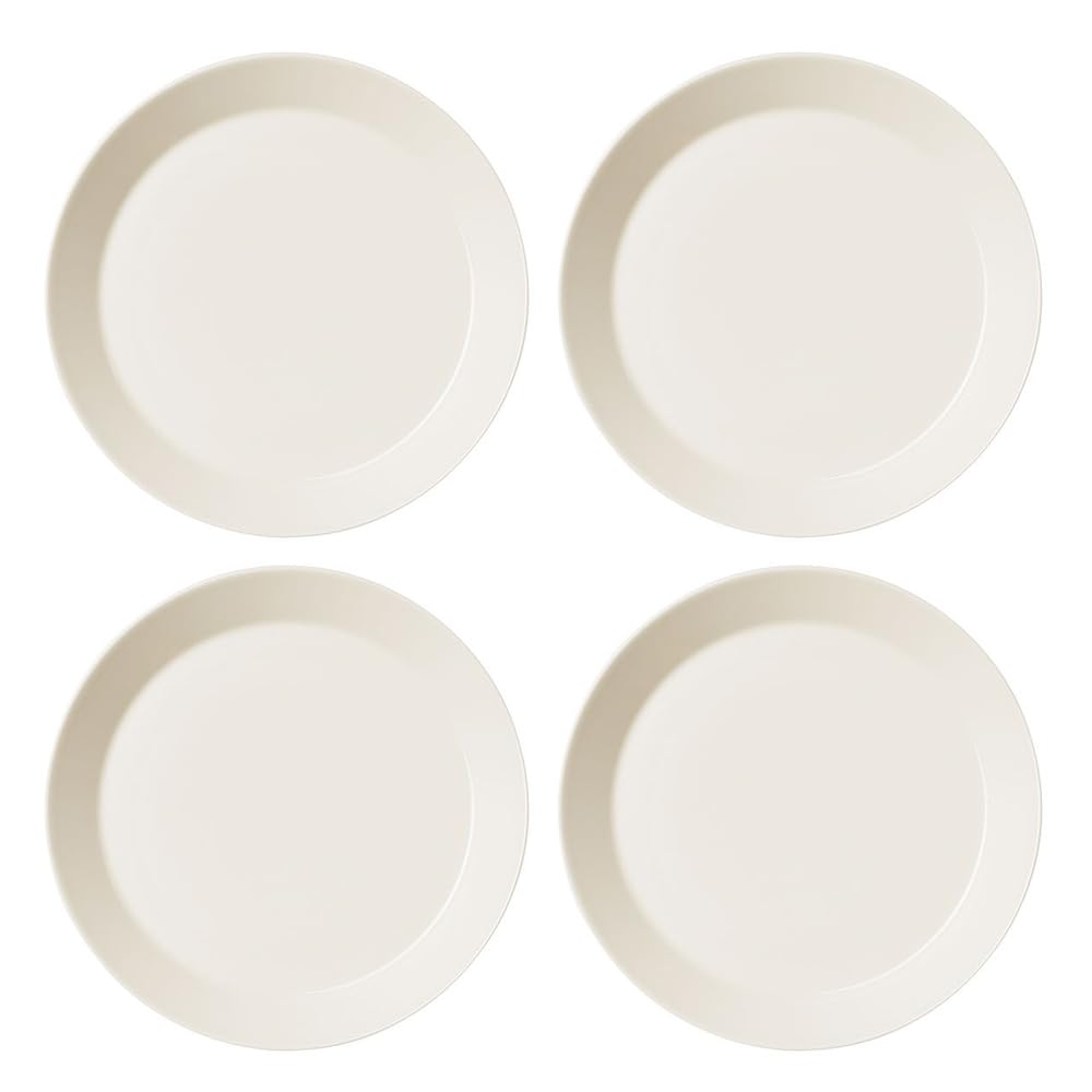 Iittala Teema 4-Piece White Dinner Plate Set – Modern Scandinavian Tableware for Everyday Dining & Entertaining