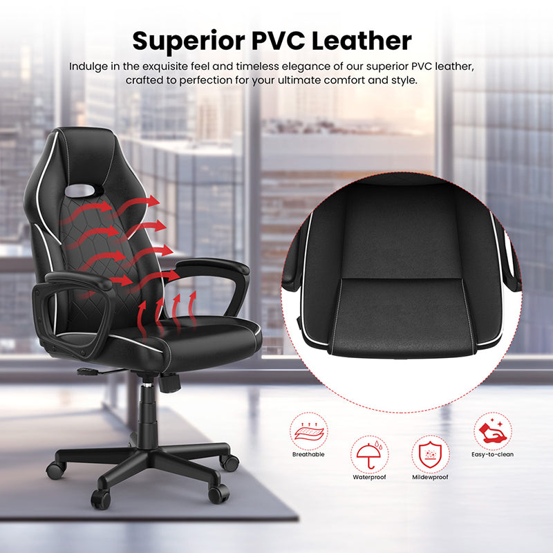 ACGAM CG 4850 Ergonomic Gaming & Office Chair with Adjustable Tilt Tension - Perfect for PC Gaming, Home Office, and Esports Setup
