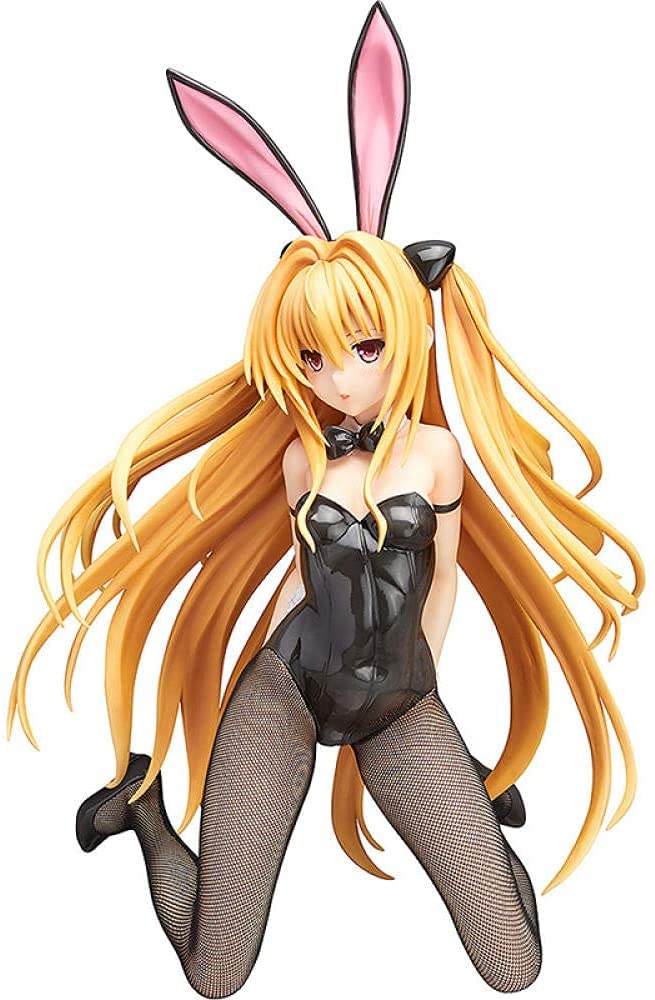 To Love-Ru Anime Figure - Golden Darkness Bare Leg Rabbit Ver. 1/4 Scale PVC Statue (12.2 inch) - Anime Collectible Gift for Fans, Home Display & Otaku Decor