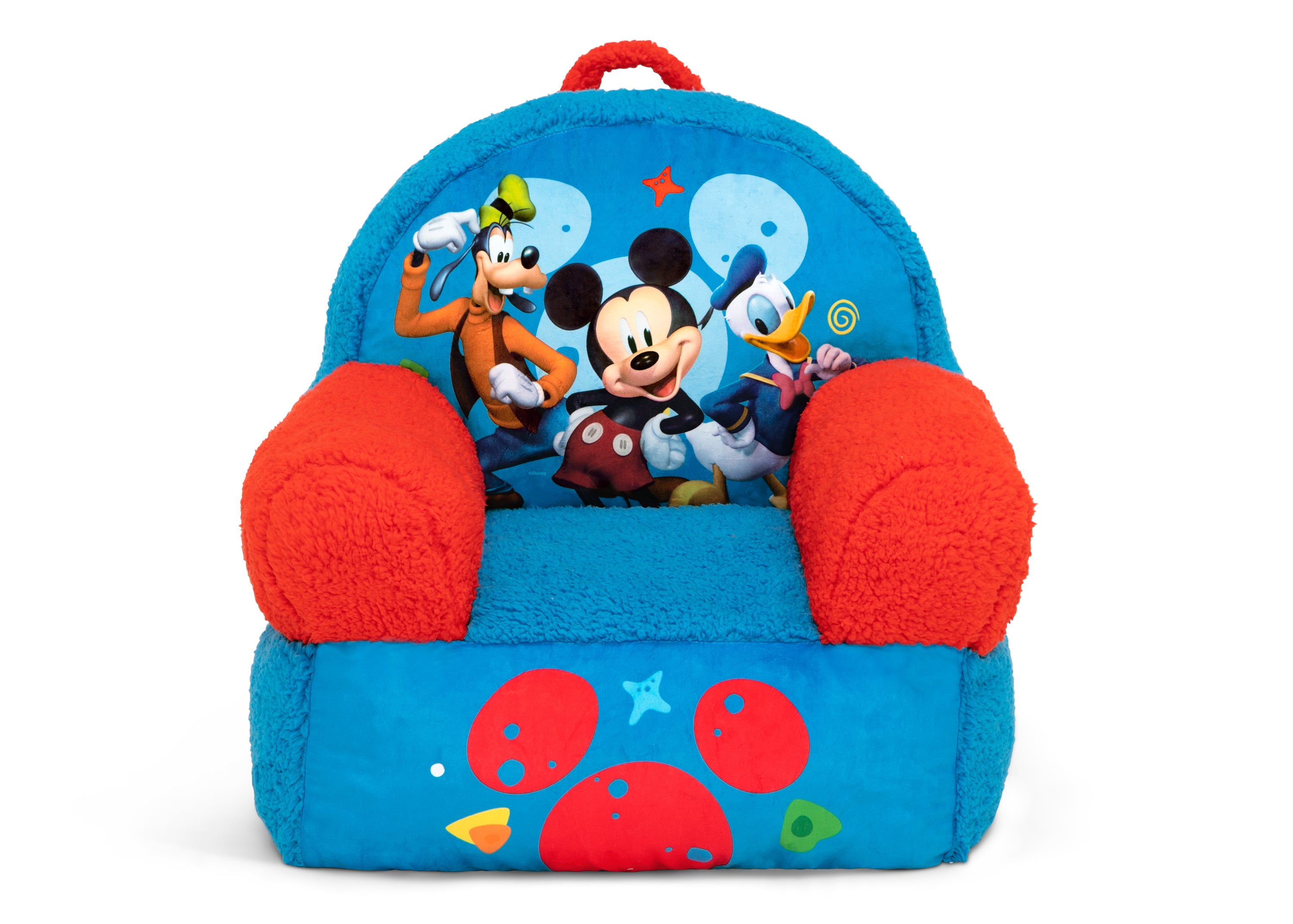 Disney Mickey Mouse Plush Cozee Buddy Chair - Soft & Comfortable Kids Chair for Playroom, Bedroom, or Nursery Decor