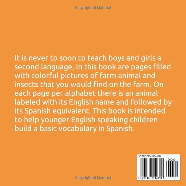 Bilingual ABC Book for Kids - English & Spanish Learning Picture Book for Toddlers & Preschoolers - Perfect for Early Childhood Education & Language Development