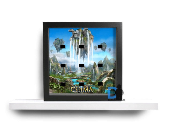 Lego® Legends of Chima Minifigure Display Frame - Collectible Minifigures Showcase for Kids & Adults - Perfect for Home Decor, Office Display, and Gift Giving