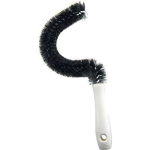 Premium Curved Coffee Pot Cleaning Brush - Stain & Residue Scrubber for Stainless Steel & Glass Carafes - Perfect for French Press, Chemex & Drip Coffee Makers