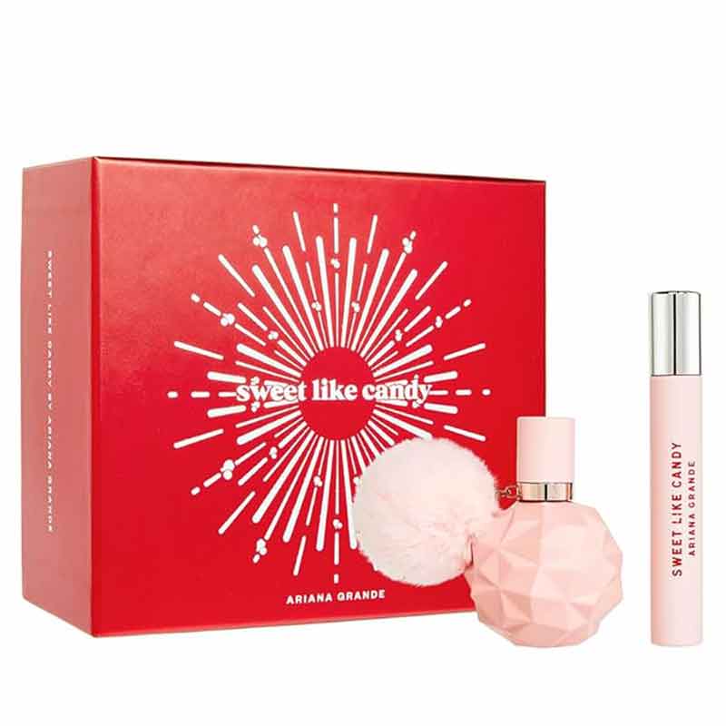 Ariana Grande Sweet Like Candy Perfume Set - 30ML + 10ML Travel Size Eau de Parfum Spray for Women | Daytime Wear, Date Night & Special Occasions