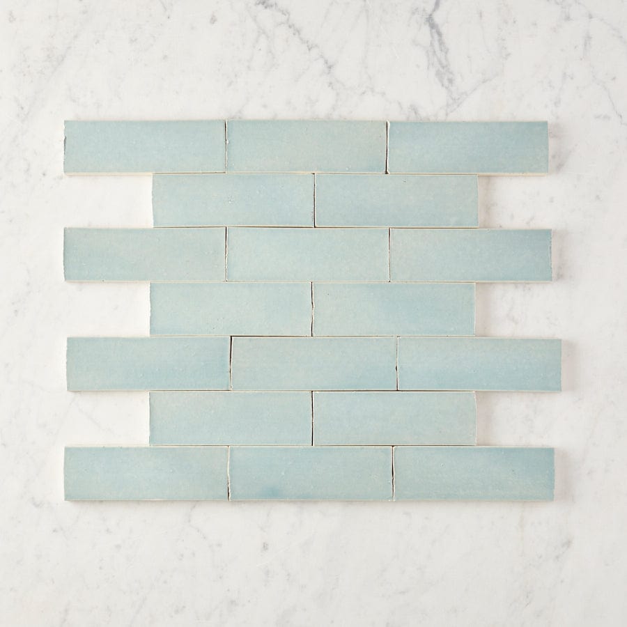 Premium Noosa Gloss Sky Blue Subway Tile - High-Quality Ceramic Wall & Backsplash Tile for Kitchen, Bathroom, Shower - Easy to Clean & Waterproof (10 Pack) - Perfect for Modern Home Renovation & DIY Projects