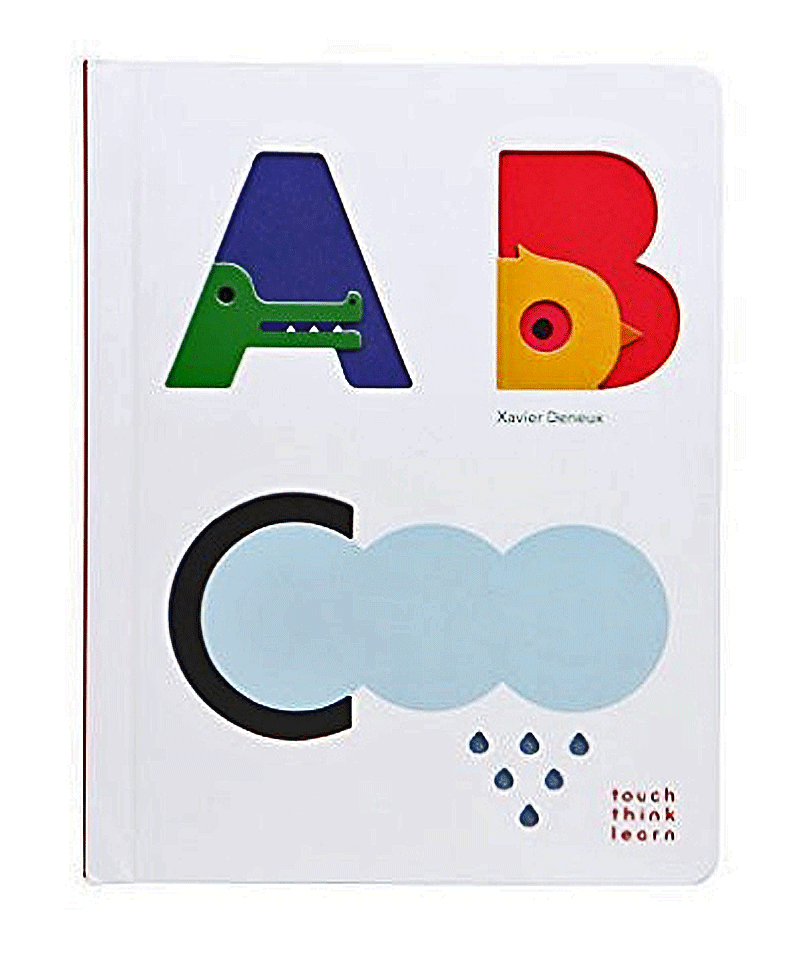 Touch Think Learn: ABC Interactive Board Book by Xavier Deneux – Perfect for Early Childhood Education & Toddler Learning Activities