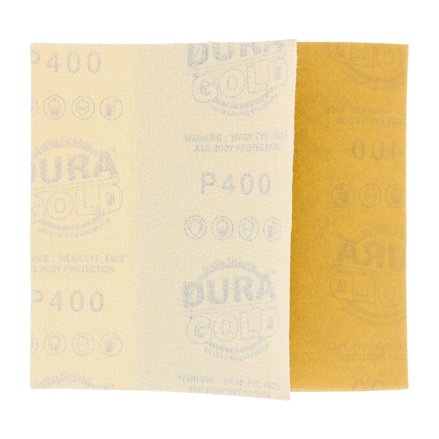400 Grit 1/4 Sheet Hook & Loop Sandpaper 5.5
