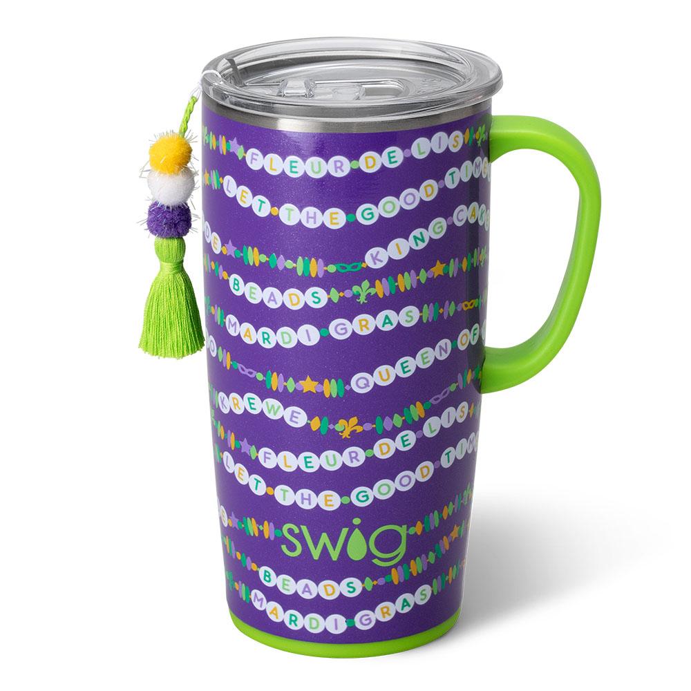 My Mardi Era 22oz Insulated Travel Mug - Leak-Proof Stainless Steel Coffee Tumbler for Hot & Cold Drinks - Perfect for Commuting, Camping & Office Use
