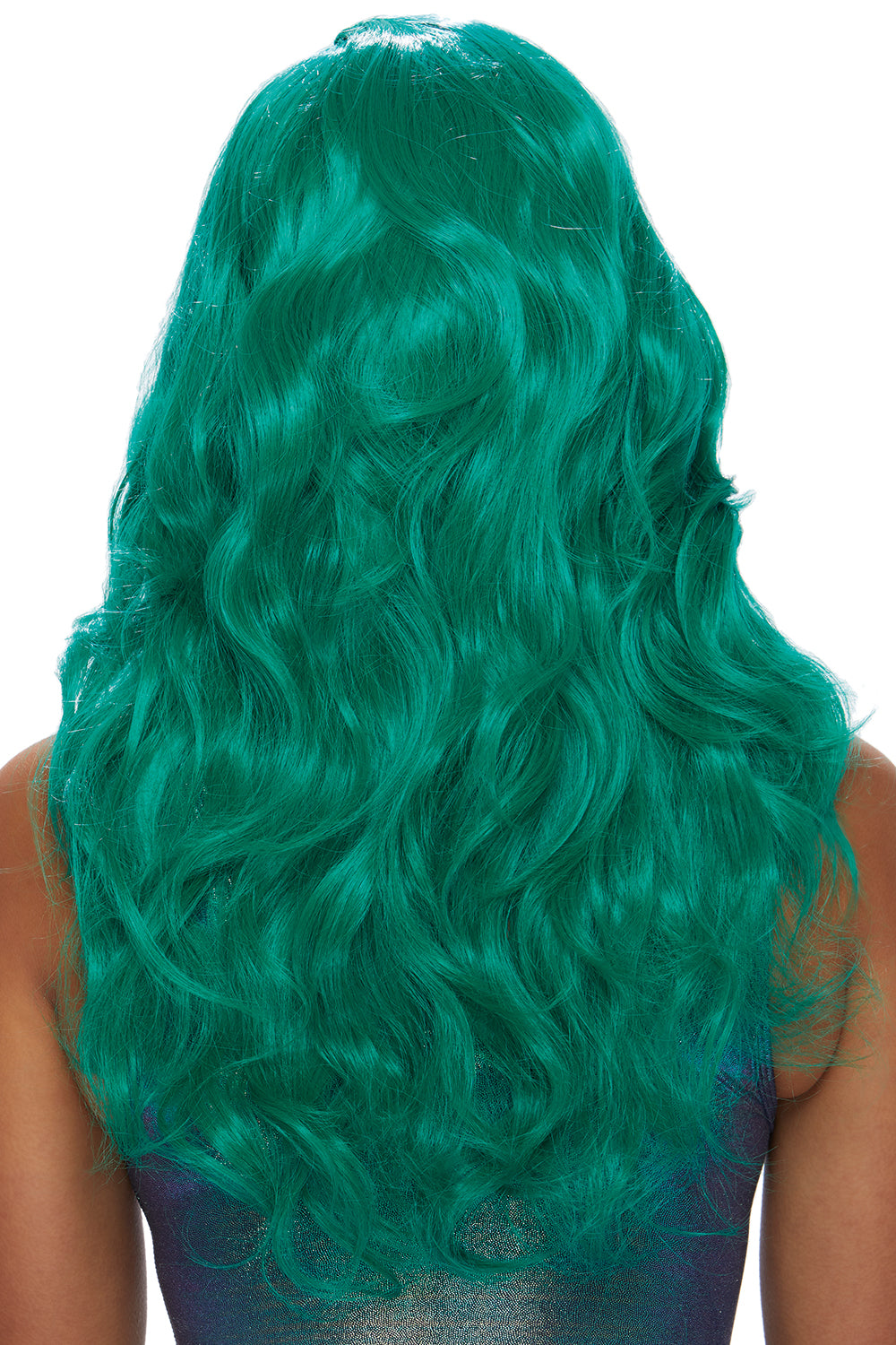 Long Wavy Teal Wig for Women - Synthetic Cosplay Hairpiece for Halloween, Costume Parties & Daily Fashion | Heat Resistant & Natural Looking