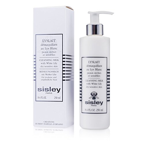 Botanical Cleansing Milk with White Lily Extract - 250ml/8.4oz | Gentle Face Wash for Sensitive Skin | Perfect for Daily Skincare Routine & Makeup Removal