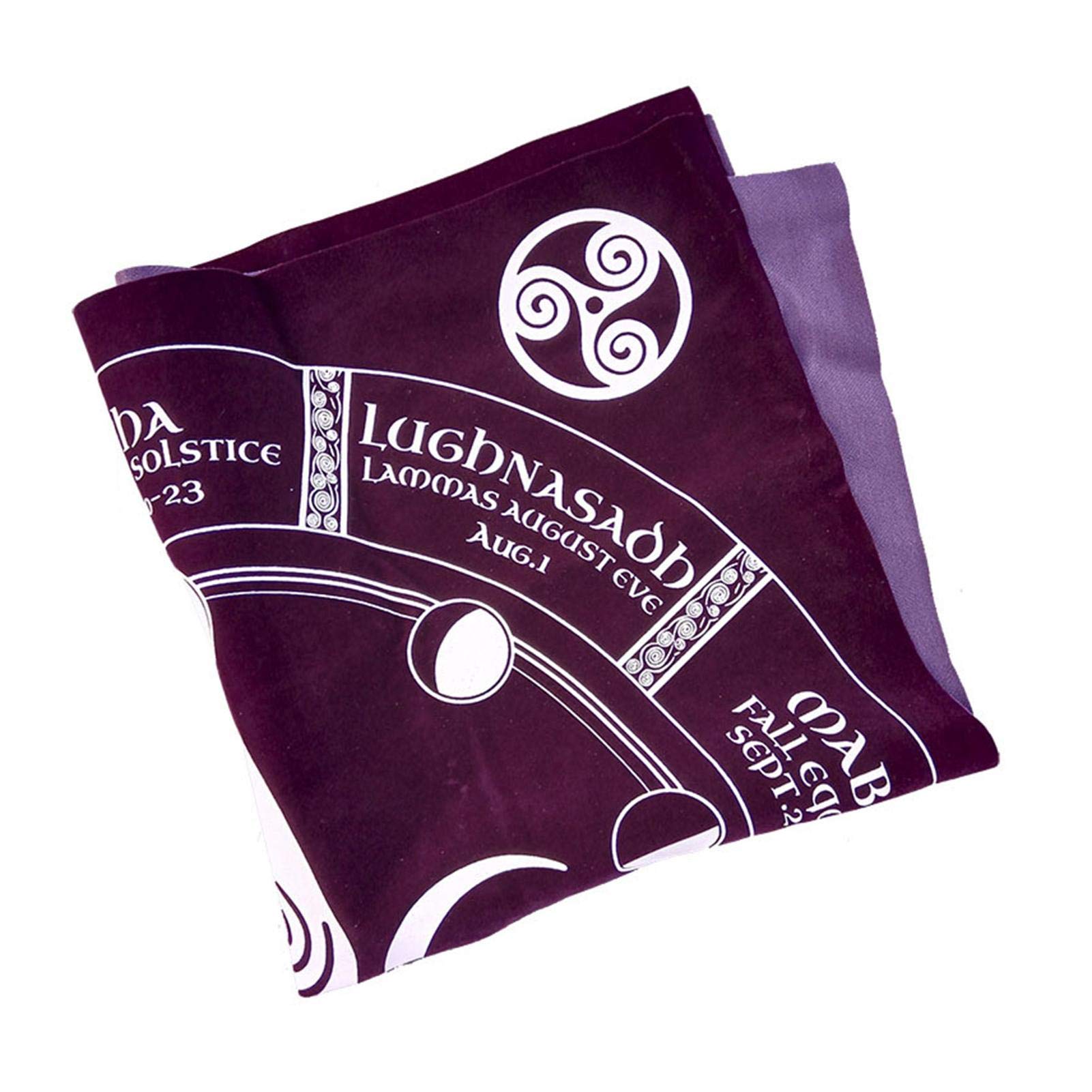Naysku Altar Tarot Card Cloth - Soft Astrology Tablecloth for Divination, Washable 50x50cm with 12 Constellations - Perfect for Tarot Readings, Meditation & Spiritual Rituals