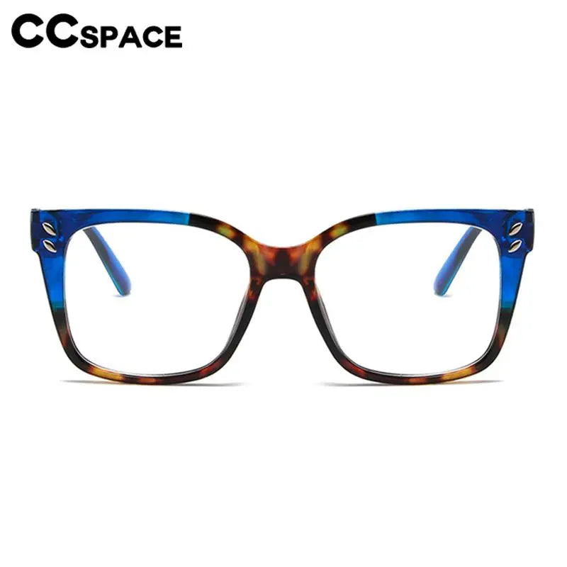 CCspace Women's Full Rim Square TR90 Reading Glasses +1.00 to +4.00 - Lightweight & Durable Eyewear for Reading, Office, and Computer Use